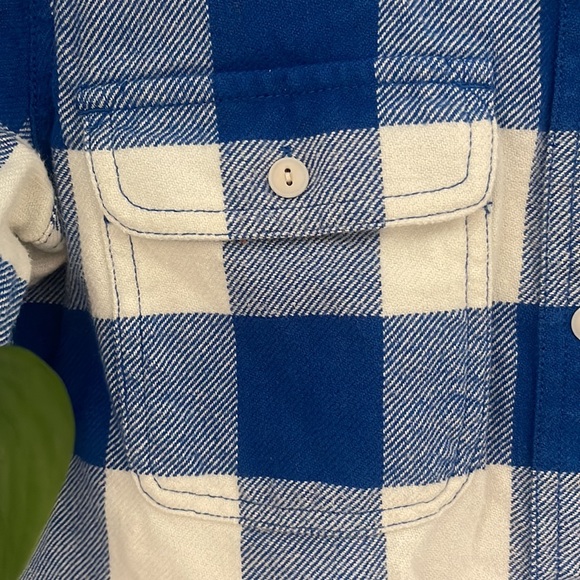 Madewell  Flannel Long Sleeve Button Down Shirt - Picture 3 of 3